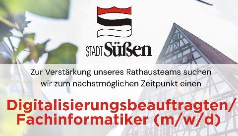 Stelle Digitalisierungsbeauftragter Stelle Digitalisierungsbeauftragter