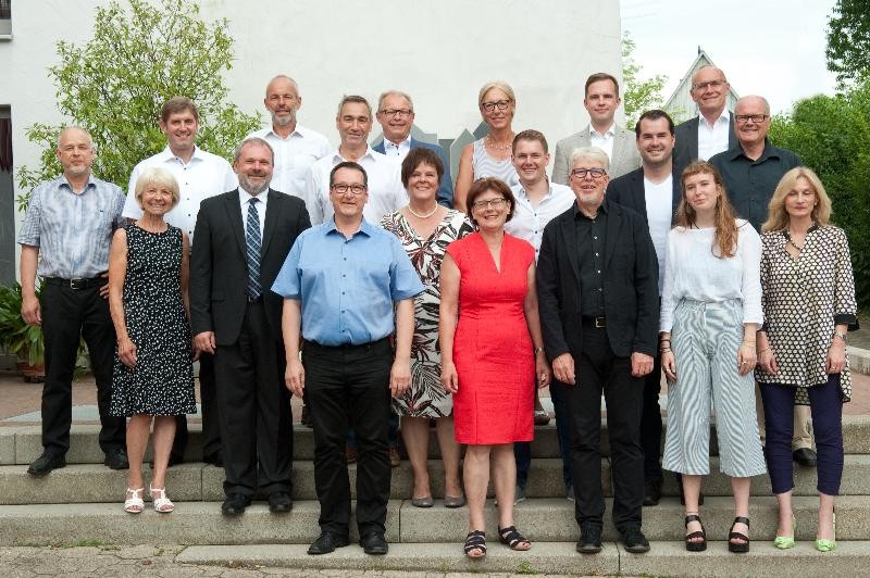 Gruppenbild des 2019 gewählten Gemeinderats 