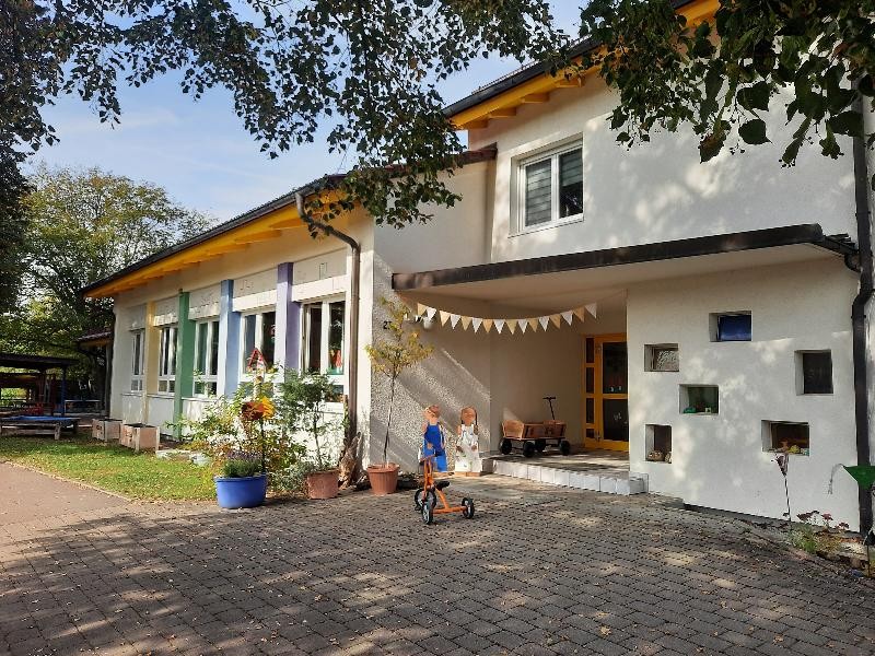 Blick auf das Gebäude des Kindergarten Kuntzestraße