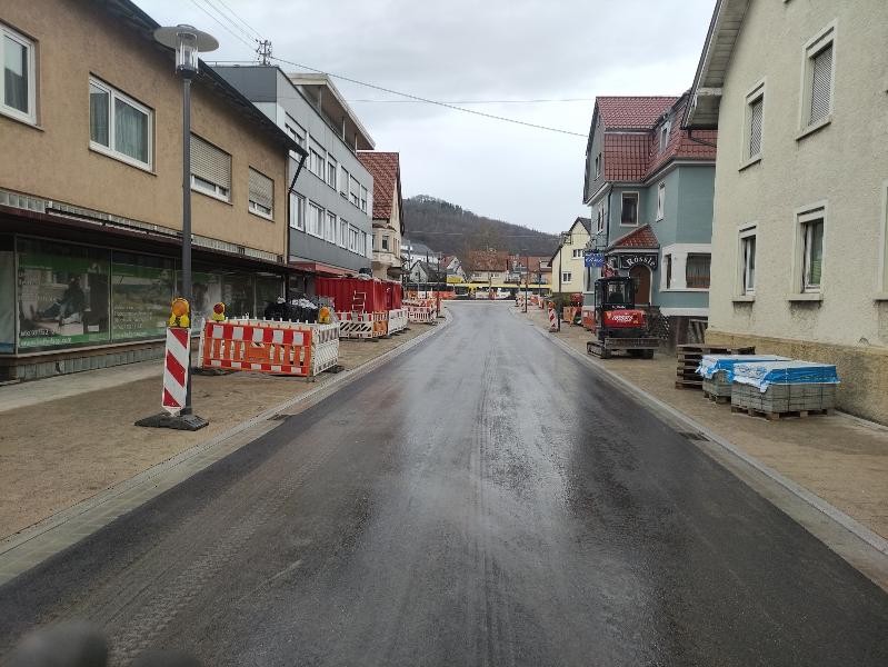 Eine Straße in der Innenstadt