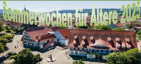 Sommerwochen für Ältere 2025 Ein Luftbild der Stadt Süßen
