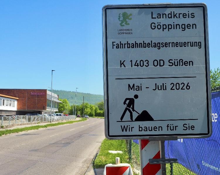 Donzdorfer Straße Die Ortsdurchfahrt Donzdorfer Straße wird saniert.
