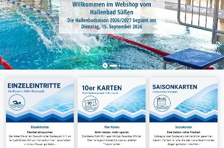 Tickets im Webshop kaufen Der Webshop des Hallenbads