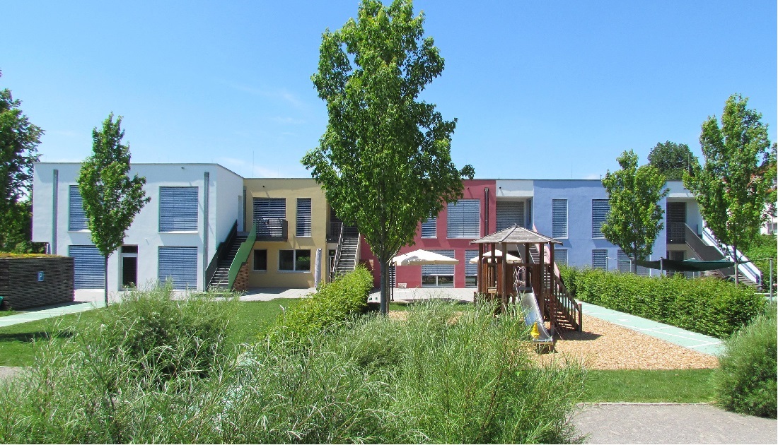 Blick auf das Kinderhaus Stiegelwiesen